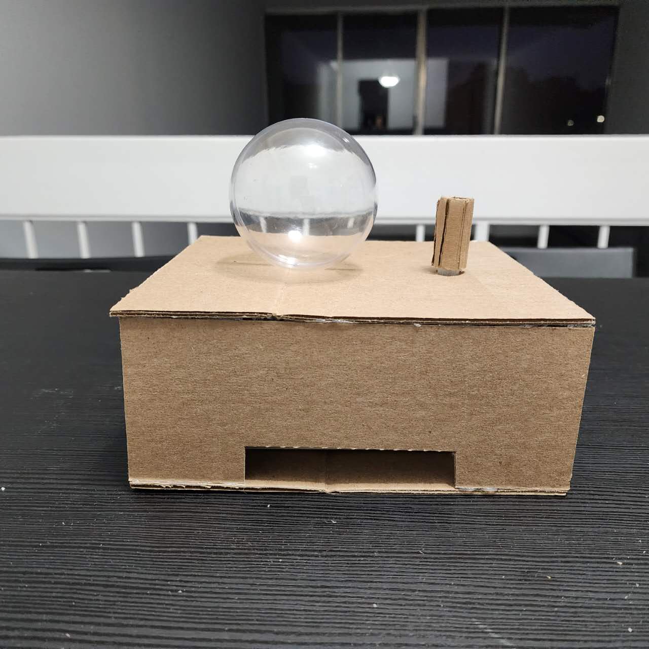 The front view of the final prototype.